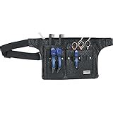 Scissor Holster Avec PU Cuir Sac De Coiffure Pouch Holder Avec La