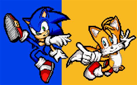 Sonic And Tails - Sonic Advance Pixel Art by DjProhawk on DeviantArt