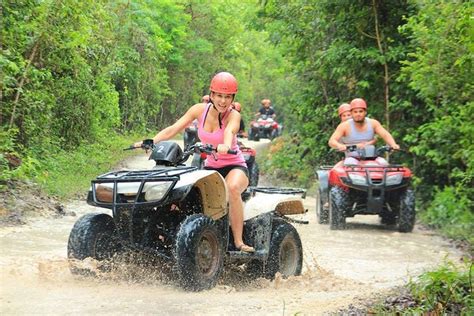 Descarga De Adrenalina Con La Tirolesa Y Cenote De Atv Compartido En