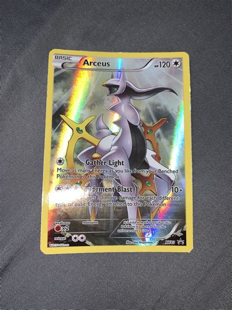 Mavin Full Art Arceus Ultra Rare Pokemon Black Star Promo Xy