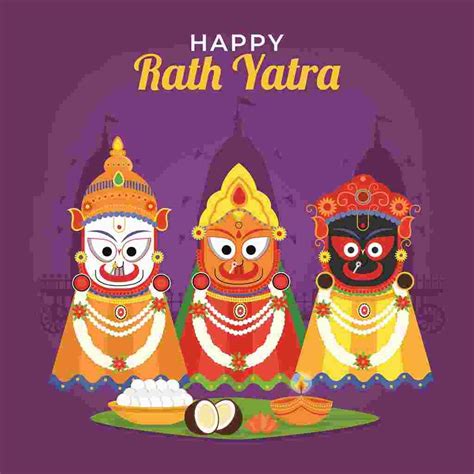 Happy Jagannath Rath Yatra Hindi Wishes Greetings Quotes Images