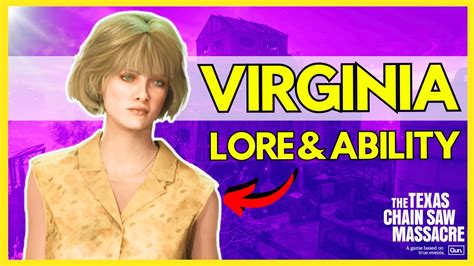 New Victim Virginia Abilities And Lore The Texas Chainsaw Massacre Game Youtube