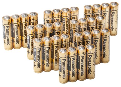 Panasonic Aaa Alkaline Batteries 32 Pack Lr03rja32s Frustration Free