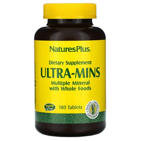 Nature S Plus Ultra Mins Multiple Mineral With Whole Foods 180