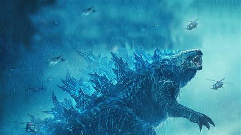 Godzilla 2019 1440P Resolution , Movies , , and Background, Blue ...