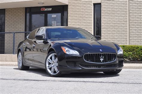 2014 Maserati Quattroporte GTS Sedan - Nero Black over Black Leather ...