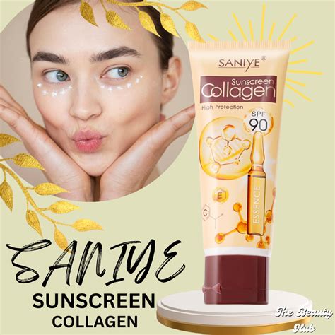 ORIGINAL SANIYE Sunscreen Collagen SPF90 PA Sunblock Face Cream