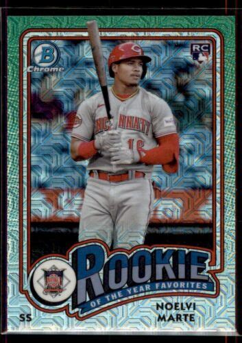 2024 Bowman MEGA BOX ROY Favorites Noelvi Marte Reds RC QTY EBay