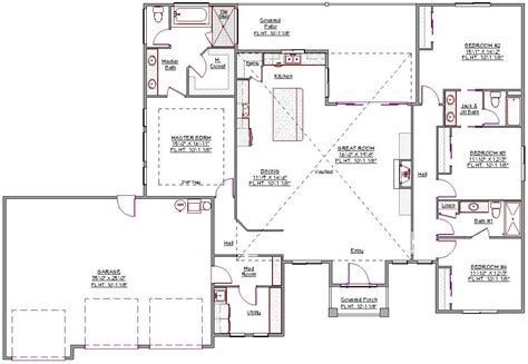 1 Story 2706 Sq Ft 4 Bedroom 3 Bathroom 3 Car Garage Ranch Style