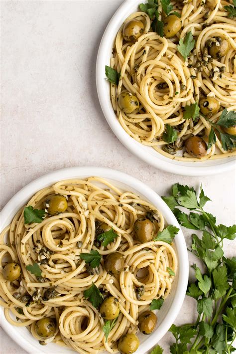 Herby Green Olive Pasta The Bold Appetite