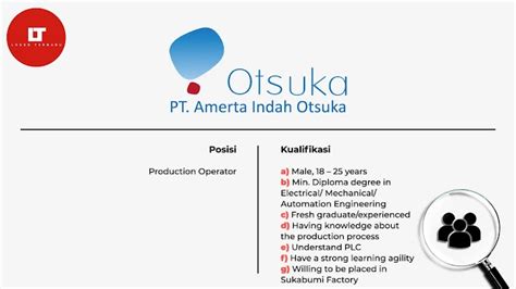 Lowongan Kerja PT Amerta Indah Otsuka