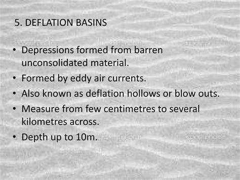 Aeolian processes and landforms | PPT