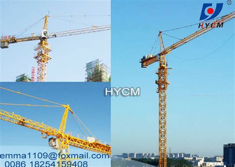 QTZ160 5525 Topkit Tower Crane 10 Ton Max Load 55m Jib Length Capacity