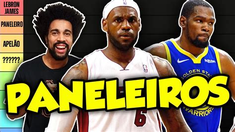 TIER LIST DOS MAIORES PANELEIROS DA HISTÓRIA DA NBA YouTube