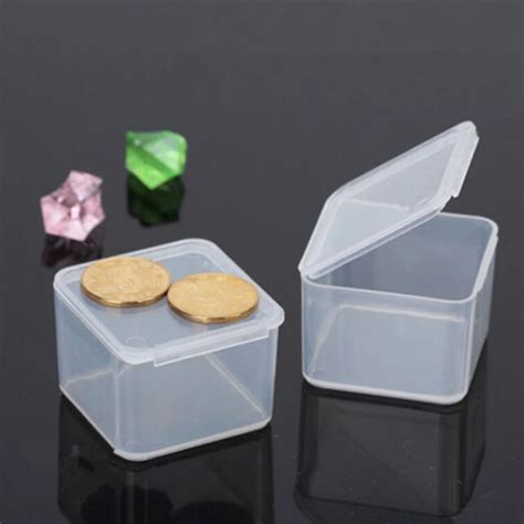 Plastique Transparent petites boîtes carrées emballage boîte de