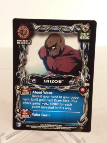 Yu Yu Hakusho Tcg Ccg Saizou C St Edition Alliance Card Ebay