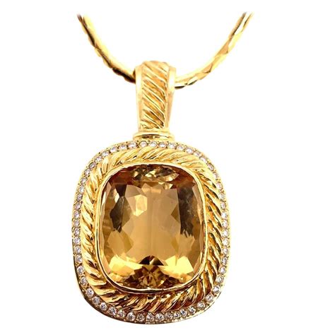 Retro Retro Gold Anh Nger Karat Nat Rlicher Diamant Rubin Quarz