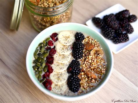 Smoothie Bowl Banane Coco Quilibres Des Sens Recette Petit