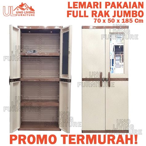 Jual Jumbo Lemari Pakaian Plastik Lemari Susun My Top Gantungan Dan