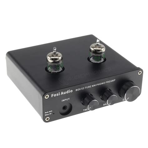 FOSI AUDIO BOX X3 Préamplificateur Phono MM à Tubes 2xGE5654 Stéréo