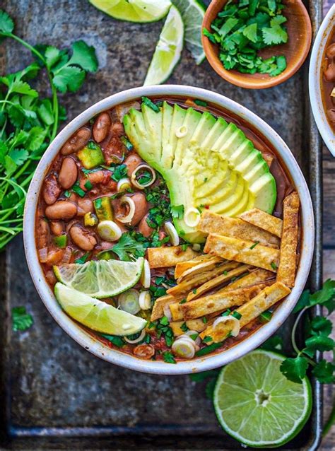 Vegan Pinto Bean Tortilla Soup Artofit