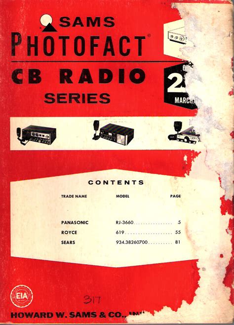 Sams Photofact CB TR TSM Manuals EBay