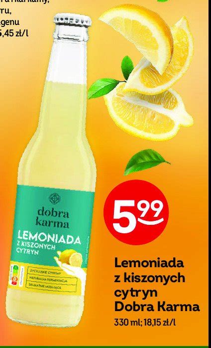 Lemoniada Kiszone Cytryny Dobra Karma Cena Promocje Opinie