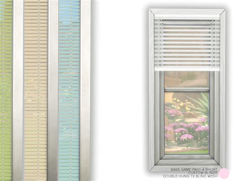 The Sims Resource - Double Hung 13 Blind Mesh