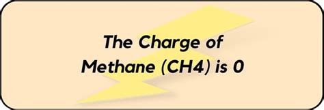 What Is The Charge On Methane Ch4 And Why