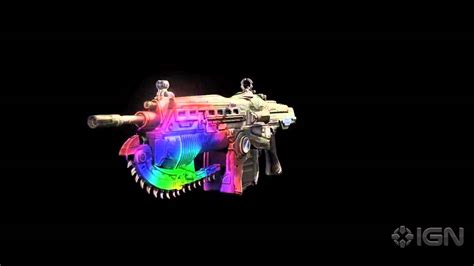 Gears Of War 3 Weapon Skins Rainbow Youtube