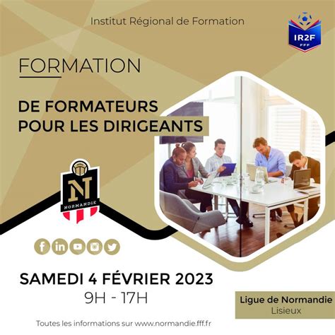 Formation De Formateurs De Dirigeants Ligue De Football De Normandie