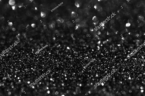 Glamour Black Sparkling Background Blured Glitter Background With