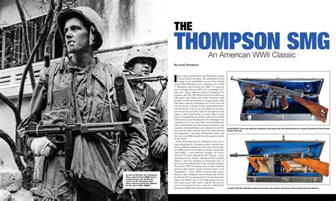 THE THOMPSON SMG | AN AMERICAN WWII CLASSIC - Auto-Ordnance | Original ...