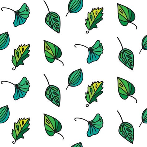 Premium Vector | Vintage leaves seamless pattern