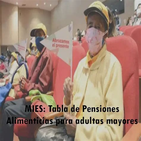 Mies Tabla De Pensiones Alimenticias Para Adultas Mayores Elyex