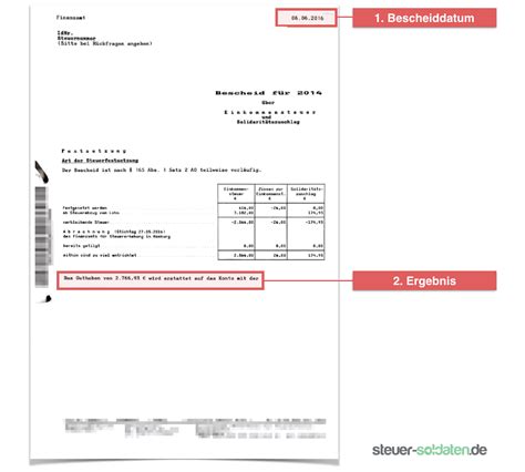 Wie Lese Ich Meinen Steuerbescheid Vom Finanzamt