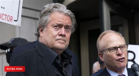 El Aliado De Trump Steve Bannon Es Hallado Culpable De Desacato Al