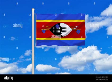 Eswatini Flagge Hi Res Stock Photography And Images Alamy