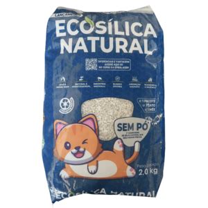 Areia Higiênica Granulada Ecosílica Para Gatos 2kg Leroy Merlin