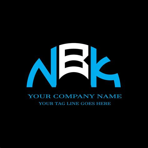 NBK letter logo creative design with vector graphic 8145047 Vector Art ...