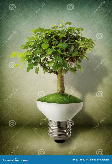 Green Energy Concept Stock Image Image Of Tree Grass 22719823