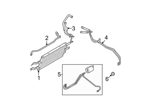 Ford F 250 Super Duty Automatic Transmission Oil Cooler Hose