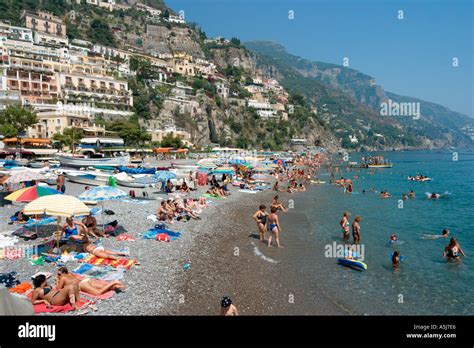 Playa En Positano Amalfi Costa Costiera Amalfitana Riviera