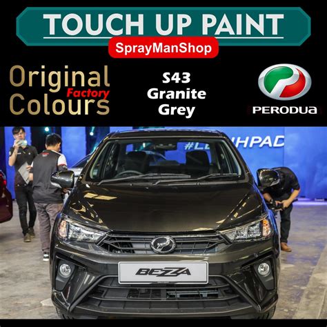 Colour Bezza Granite Grey Perodua Bezza Original Touch Up Paint Ezy Touch Up Combo Set Touch