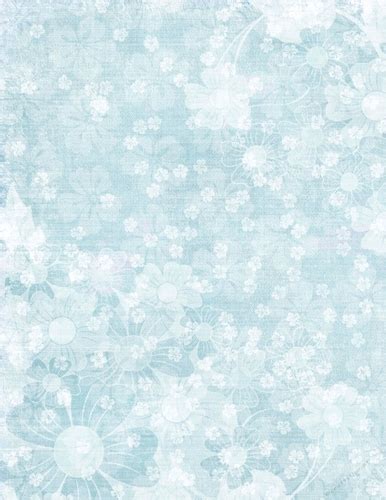 Light Blue Multi Floral Pattern A4 Size Digital Paper Background {SC4} - CUP736986_70864 ...