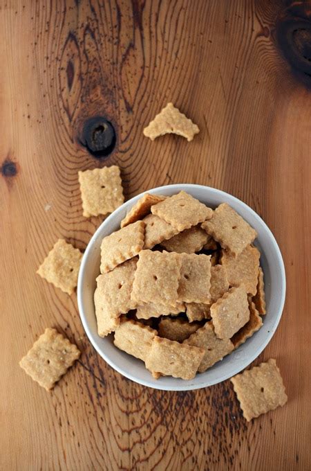 Homemade Cheddar Cheese Crackers The Cake Chica