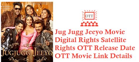 Jug Jugg Jeeyo Digital Rights OTT Release Date Movie Link