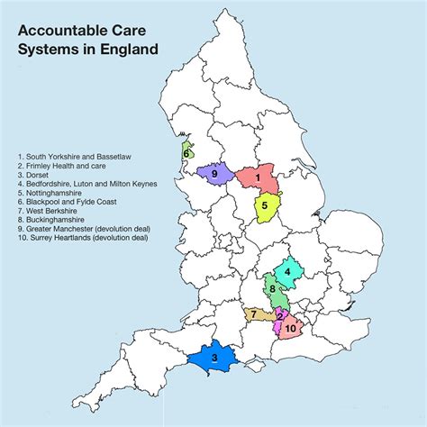 Nhs England 7 Regions Map