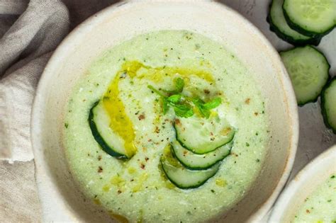 Le Velouté de concombre aux noix mon marché fr