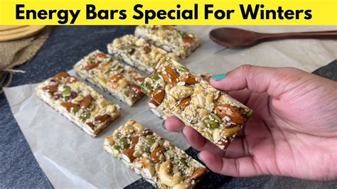 10 Minutes Energy Bars Recipe No Bake Easy Method Healthy Brain